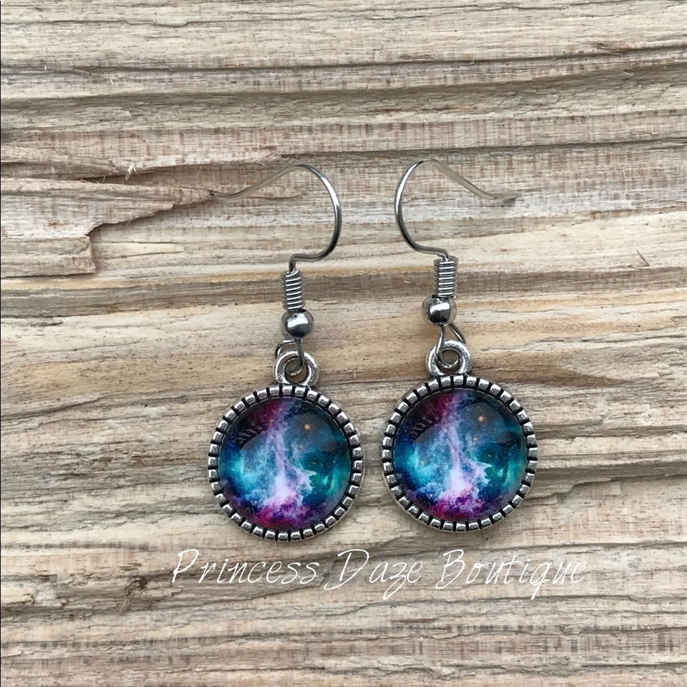 Galaxy Dangle‎ Earrings